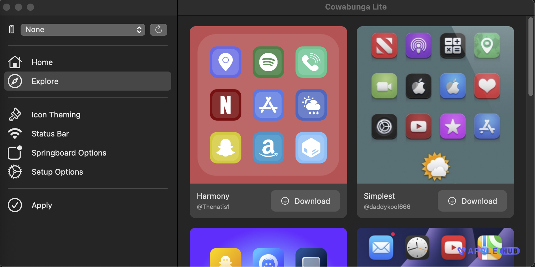 Cowabunga Lite 适用于所有设备上的iOS 15 —16的自定义工具箱-Applehub-心动论坛